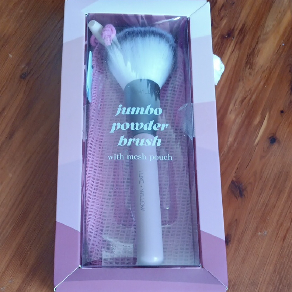 Jumbo Powder Brush - White New In Box